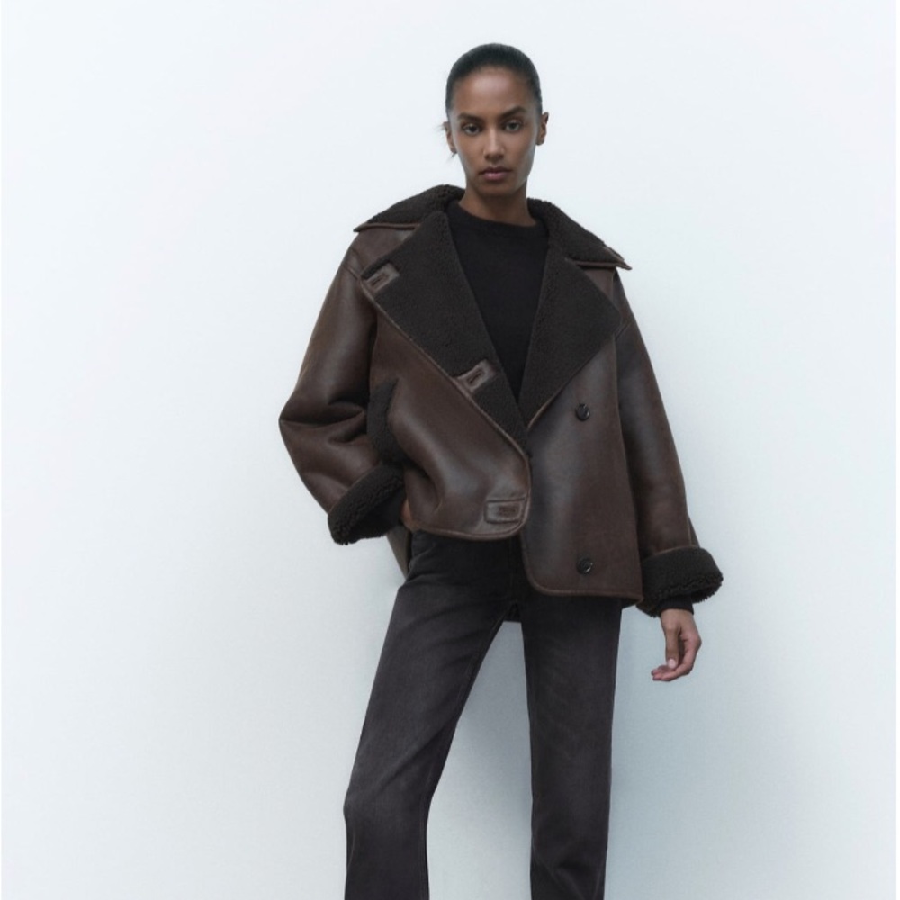 Relaxed double faced jacket from Zara